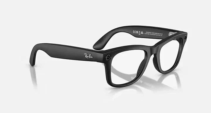 RAY BAN META 4006 WAYFARER MATTE BLACK TRANSITION GRAPHITE GREEN - Image 5