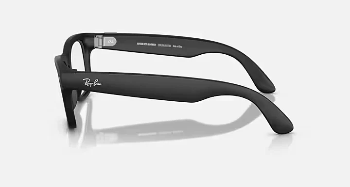 RAY BAN META 4006 WAYFARER MATTE BLACK TRANSITION GRAPHITE GREEN - Image 6