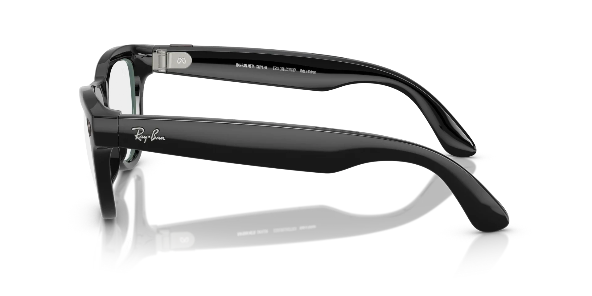 RAY BAN META 4010 SKYLER BLACK CLEAR BLUE LIGHT FILTER - Image 5