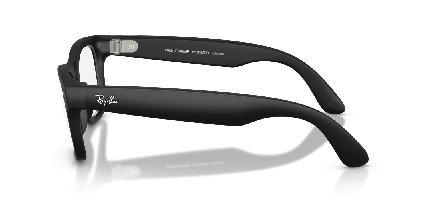 RAY BAN META 4012 MATTE BLACK CLEAR BLUE LIGHT FILTER - Image 4