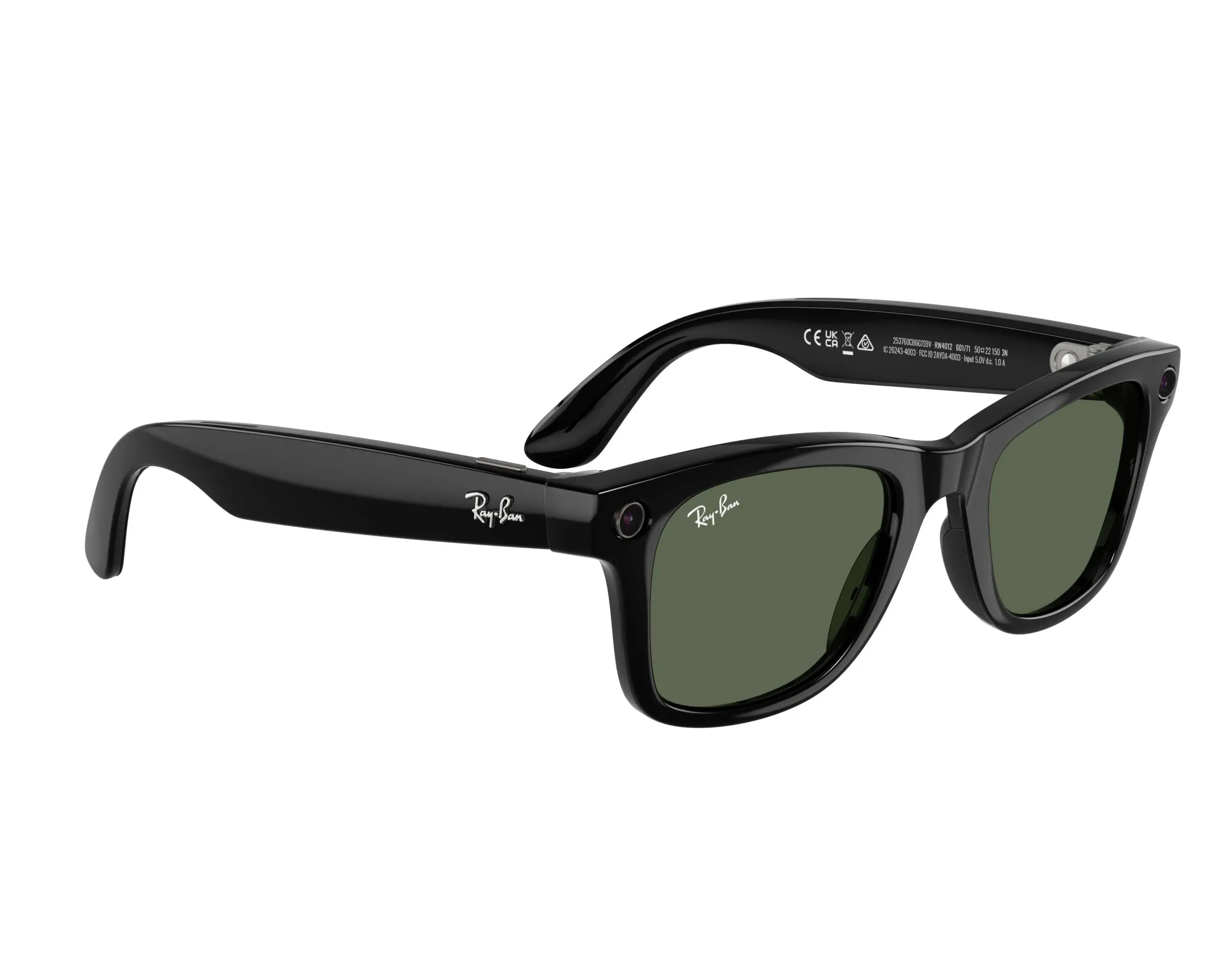 RAY BAN META 4012 SHINY BLACK G15 GREEN - Image 3