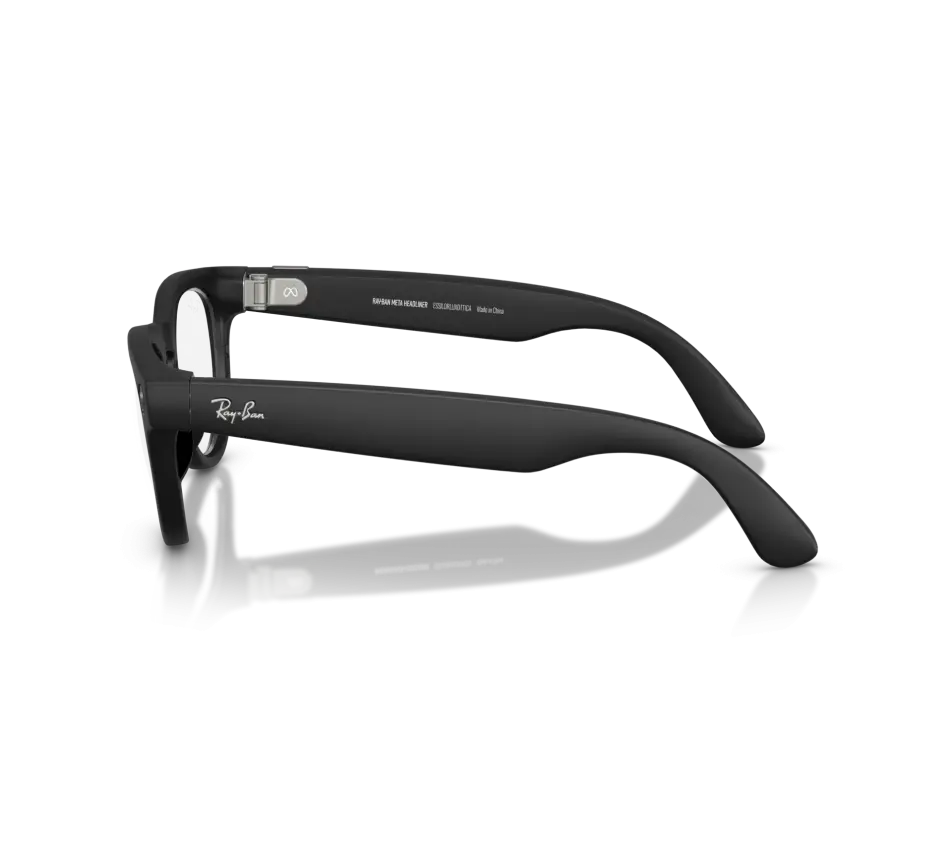 RAY BAN META 4013 MATTE BLACK CLEAR BLUE LIGHT FILTER - Image 4