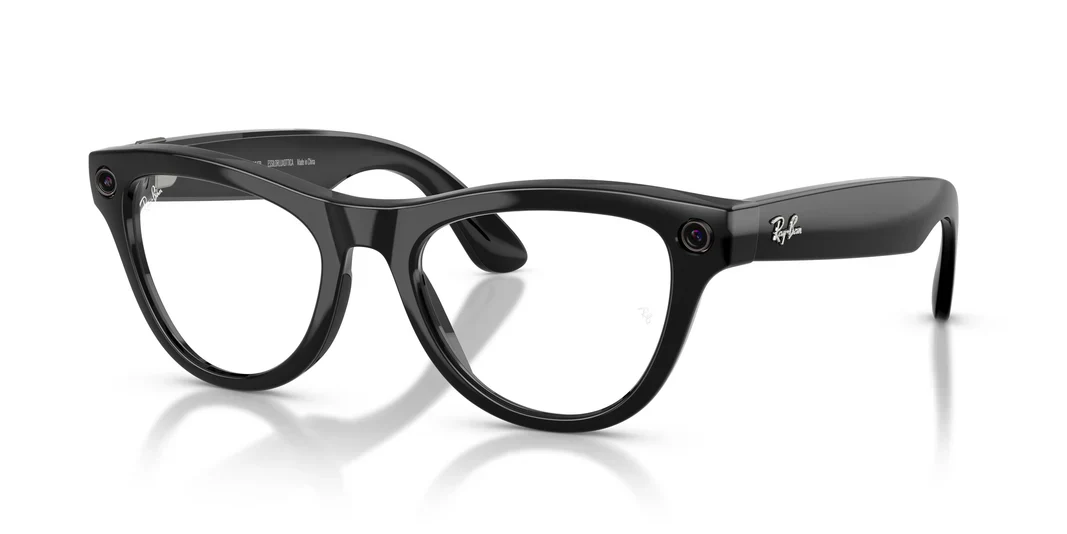RAY BAN META 4014 SHINY BLACK TRANSITION AMETHYST - Image 2